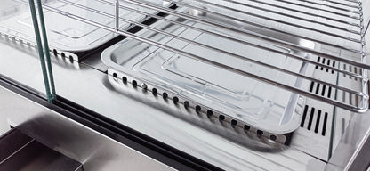 Commercial Stainless Steel Food Warmer Display Cabinet – Pastry Showcase