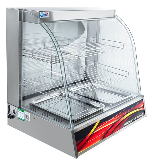 Commercial Stainless Steel Food Warmer Display Cabinet – Pastry Showcase