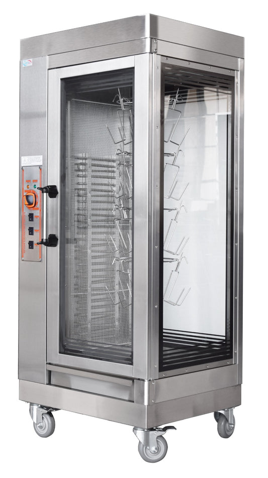 Electric Commercial Chicken Rotisserie Machine – Heavy-Duty Rotary Oven for Kitchens