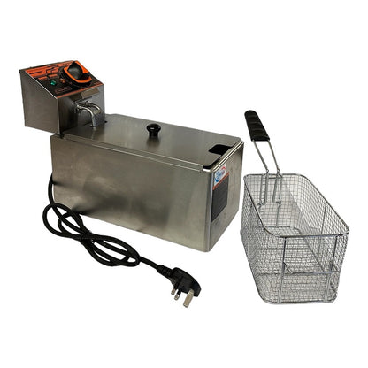 Commercial Countertop Electric Chip Fryer  Small Stainless Steel Deep Fryer