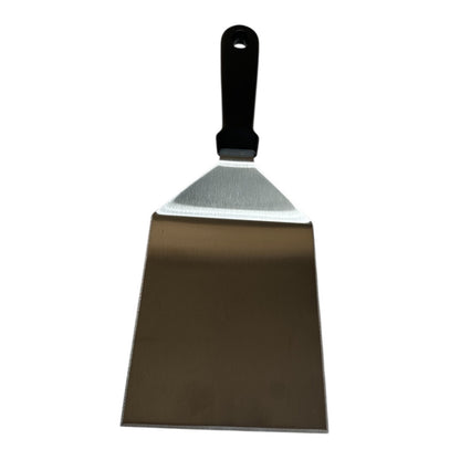 BBQ Grill Spatula with Angled Handle and Rigid Blade
