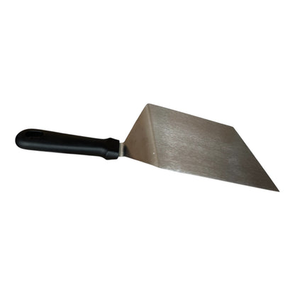 BBQ Grill Spatula with Angled Handle and Rigid Blade