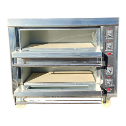 Electric Heavy Duty Commercial Pizza Baking Oven - 2 Deck (Single Phase)