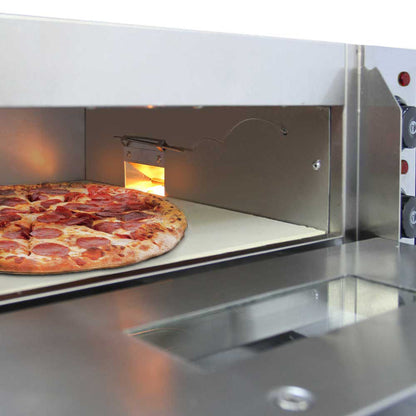 Pizza Oven 16'' Single Twin Deck Commercial Baking Oven Fire Stone Electric