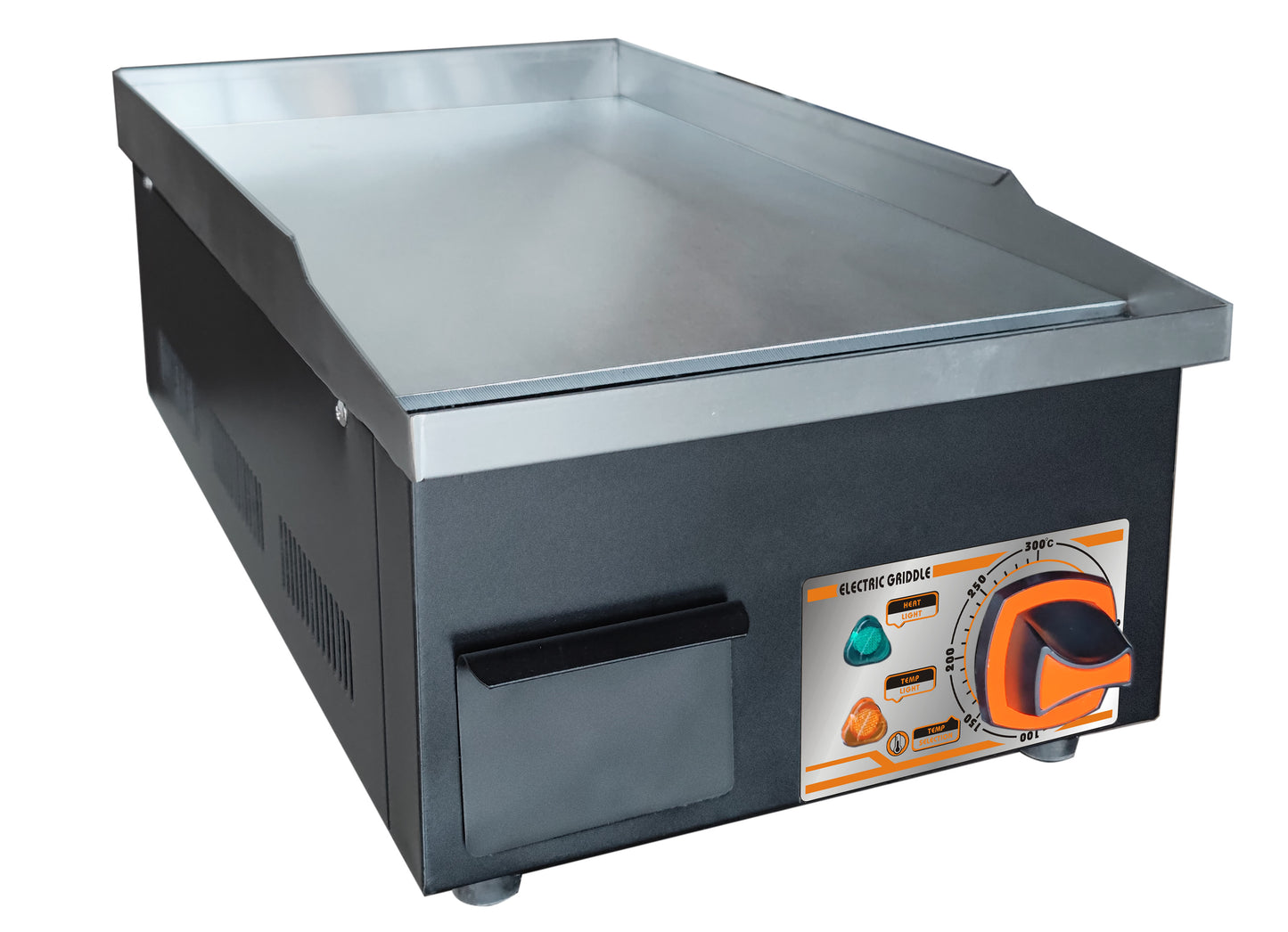 Electric Griddle – 3000W Commercial & Home Countertop Flat Top Grill with Adjustable Temperature Control (50~300°C)