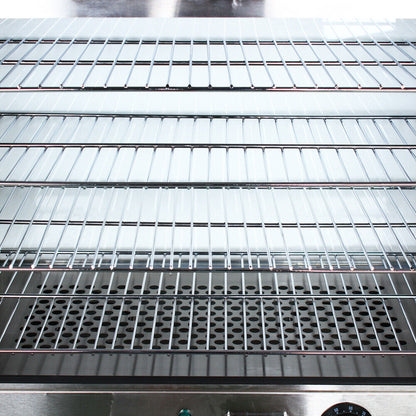 Commercial 4-Tier Countertop Food Display Cabinet – Pizza, Pastry & Snack Warmer