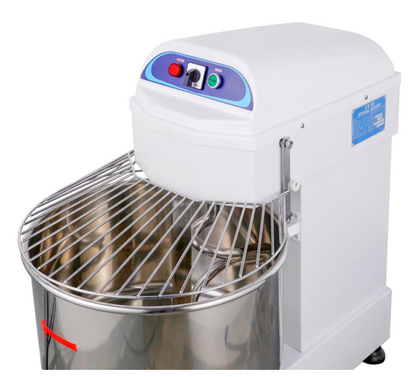 20L Heavy-Duty Commercial Spiral Dough Mixer – Electric Pizza & Bakery Dough Kneading Machine