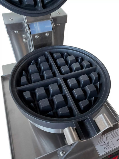 Commercial Dual Rotary Waffle Machine – Double Waffle Maker Hot Sale